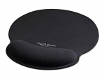 DeLOCK Ergonomic mouse pad with gel wrist rest&nbsp;(black)
