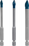 Bosch Expert HEX-9 HardCeramic drill set, 3 pieces (  5 / 6 / 8mm)