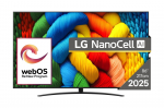 LG NanoCell AI 86NANO81A3A televiisor 2,18 m (86") 4K Ultra HD nutiteler WiFi must