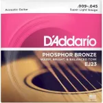 D'Addario EJ23 - acoustic guitar strings (9 - 45)