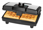 Clatronic WA 3606 vahvliraud 2 vahvlit Must, Roostevaba teras 800 W