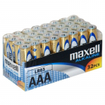 MAXELL ALKALINE LR03 AAA leelispatarei fooliumkarbis 32 tk (8 pakki 4 tk)