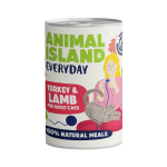 ANIMAL ISLAND Everyday kalkuni- ja lambalihaga m&auml;rgtoit kassidele - 400g