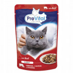 PREVITAL Veiseliha tarretises - m&auml;rg kassitoit - 100g