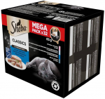SHEBA Classics Ocean Selection Pate White Fish, Cod, Salmon, Tuna - wet cat food - 32 x 85g