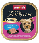 ANIMONDA Vom Feinsten Adult Mini linnuliha, l&otilde;he ja till - m&auml;rg koeratoit - 100g