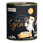COUNTRY&NATURE Do syta Feast of white meats - wet dog food - 850g