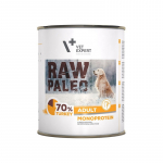 RAW PALEO t&auml;iskasvanud monoproteiini kalkun - m&auml;rg koeratoit - 800 g