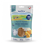 BALTICA Przysmaki Region&oacute;w Mono Meat Strips Turkey with Pumpkin &ndash; dog treat &ndash; 90 g
