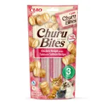 INABA Churu Bites kana, tuunikala ja l&otilde;hega - kassitoit - 3x10 g