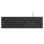 Savio KB-01 klaviatuur kodu/kontor USB QWERTY USA inglise must