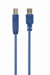 Gembird CCP-USB3-AMBM-6 USB-kaabel 1,83 m USB A USB B sinine