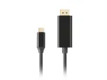 Lanberg CA-CMDP-10CU-0010-BK videokaabel-adapter 1 m USB Type-C DisplayPort must