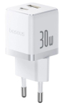 Baseus Palm 30W USB-C USB-A wall charger White