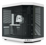 HYTE Y70 Midi Tower must, valge