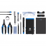iFixit Fixhub Power Series Soldering Tool Set, Soldering Iron Black/Blue, 100 Watt, USB-C, Power Station