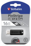 Verbatim Store 'n' Go PinStripe czarny 16GB, USB 3.0 (49316)