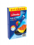 Vileda Pur Active Colors k&auml;sn 4 tk