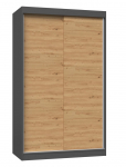 Topeshop IGA 120 ANT/ART B bedroom wardrobe/closet 7 shelves 2 door(s)