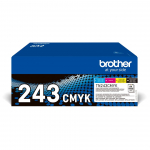 Brother TN-243CMYK toonerikassett 1 tk Originaal Must, Ts&uuml;aan, Magenta, Kollane