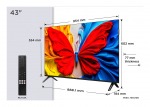 TCL S59K 43S59K TV 109.2 cm (43") Full HD Smart TV Wi-Fi Metallic