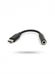 Vakoss TC-5681 Headphone Adapter (USB-C to 3.5mm Mini-Jack) &ndash; Black