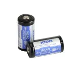 Aku 16340/R-CR123 3,7V Li-ioon 650 mAh kaitsega