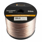 Libox Kabel głośnikowy 2x2,50mm LB0009-50 helikaabel 50 m l&auml;bipaistev