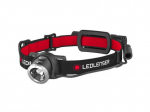 Ledlenser H8R must, punane peapaelaga LED-taskulamp