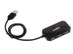 USB Hub 4-PORT LOCUST Black