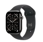 Watch Series 11&nbsp;GPS + Cellular 46mm&nbsp;Slate Titanium Case with Black Sport Band - M/L
