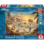 Schmidt Spiele Thomas Kinkade Studios: Disney Dreams Collection - The Little Mermaid Celebration of Love, Puzzle (1000 pieces)