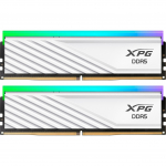 ADATA DIMM 16 GB DDR5-5600 (2x 8 GB) dual kit (white, AX5U5600C468G-DTLABRWH, XPG Lancer Blade RGB, INTEL XMP, AMD EXPO)