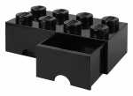 Room Copenhagen LEGO Brick Drawer 8 black - RC40061733