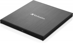 Verbatim external slimline CD-DVD burner&nbsp;(external, USB-C 3.2 Gen 1 (5 Gbit / s))