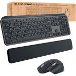 Logitech MX Keys Combo for Business Gen 2 (graphite, DE layout, scissor mechanism, Logi Bolt, Bluetooth, compatible with PC/Mac/iPad/Android)