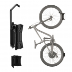 Maclean Wall-Mounted Bike Rack / Hanger, max. load 35 kg, adjustable tilt angle, steel, MC-171