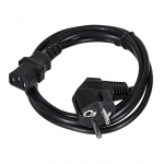 Gembird PC-186 toitekaabel must 1,8 m CEE7/4 C14 pistik