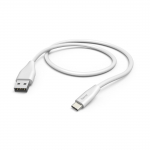 Hama 00201596 laadimiskaabel, USB-A - USB-C 1,5m valge