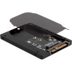 DeLOCK 2.5? converter U.2 SFF-8639 to M.2 NVMe (black, Key M &ndash; 7 mm)