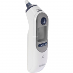 Braun thermometer ThermoScan 7+ (white/blue, infrared ear thermometer)