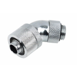 Alphacool HF screw connection 45&deg; 1/4", chrome (17083)
