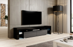 Cama TV-alus TORO 200 must/hall l&auml;ikega