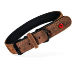 ZOLUX Komfort Leather, brown color &ndash; dog collar &ndash; 30 cm