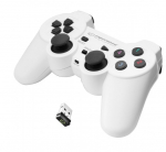 Esperanza EGG108W m&auml;ngukontroller must, valge RF m&auml;ngupult analoog / digitaalne arvuti, Playstation 3