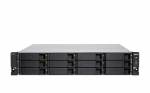QNAP TS-H1886XU-RP-R2 NAS Rack (3U) Intel&reg; Xeon&reg; D D-1622 32 GB DDR4 0 TB QuTS hero Black, Grey