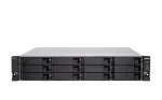 QNAP TS-H1886XU-RP-R2 NAS Rack (3U) Intel&reg; Xeon&reg; D D-1622 32 GB DDR4 0 TB QuTS hero Black, Grey