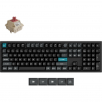 Q6 Ultra 8K (black, DE layout, Keychron Silk POM Red, hot-swap, aluminum frame, RGB)