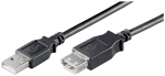 goobay przedłużacz USB 2.0 - 5m - czarny - podw&oacute;jnie ekranowany