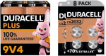 Duracell Plus Power, battery (4 pieces, E block (9V block))